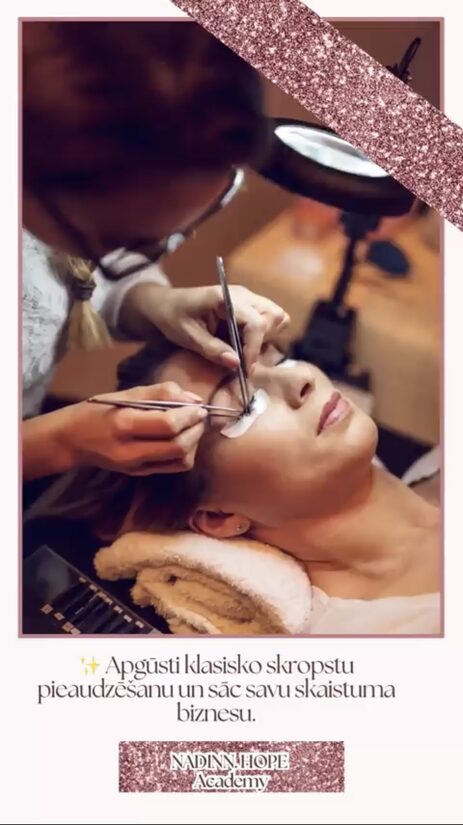 Klasisko skropstu pieaudzēšanas kurss 1:1 